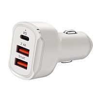 3 Ports PD 30W Car Charger