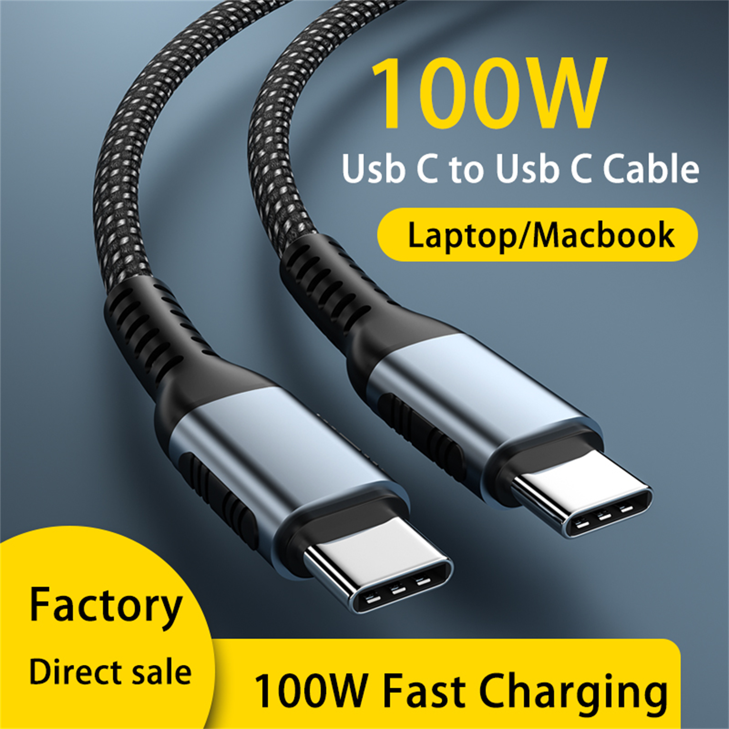 Type C To Type C 100W Cable